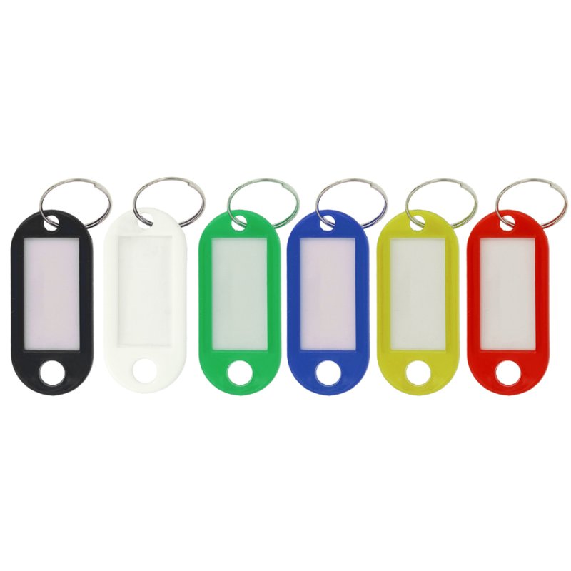 WESTCOTT porte-clés avec anneau, rouge, 18 mm, 100 pièces